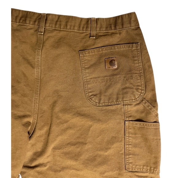 Carhartt Canvas‎ Loose Original Fit Pants B11 BRN Men's 44x32 Brown Workwear - Picture 6 of 13